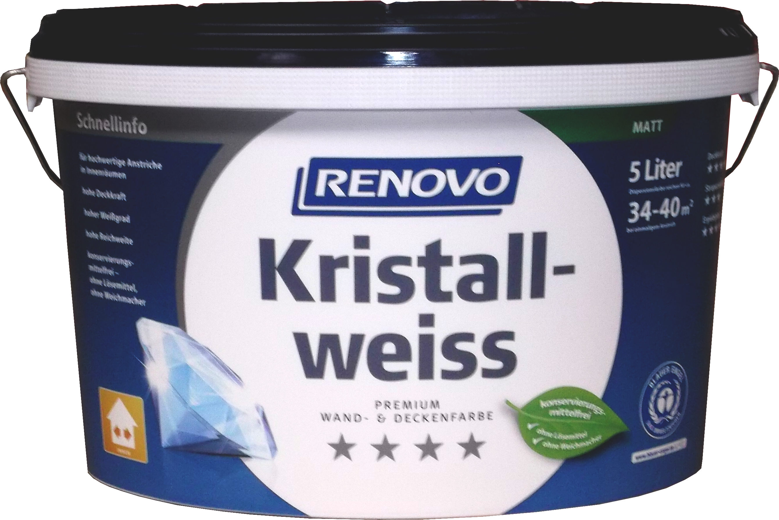 5L Renovo Kristallweiß waschbeständig 5L Renovo Kristallweiß waschbeständig