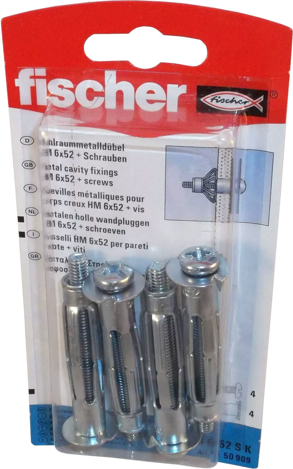 Hohlraumdübel HM 6X52 SK Hohlraumdübel HM 6X52 SK