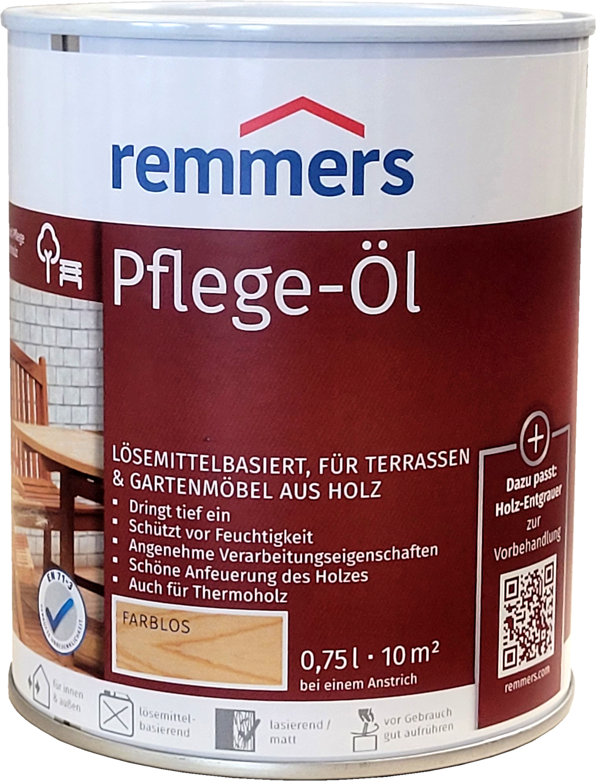 750ml Remmers Pflege-Öl Farblos 750ml Remmers Pflege-Öl Farblos