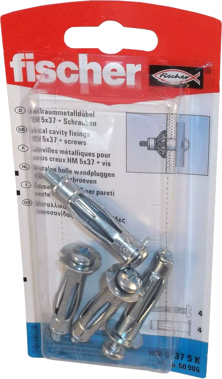 Hohlraumdübel HM 5X37 SK Hohlraumdübel HM 5X37 SK