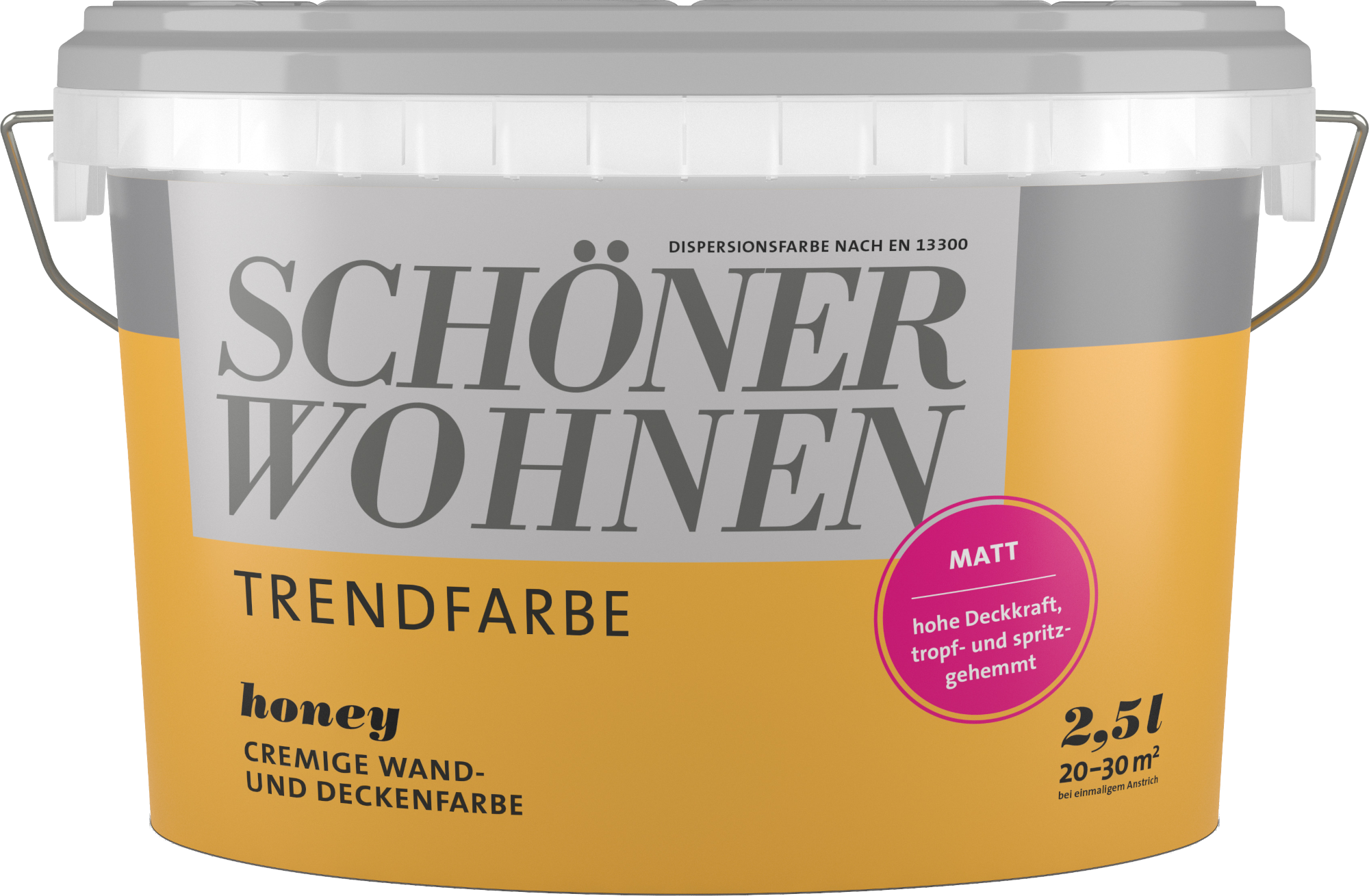 2,5L Schöner Wohnen Trendfarbe Wandfarbe matt Honey 2,5L Schöner Wohnen Trend Wandfarbe matt Honey