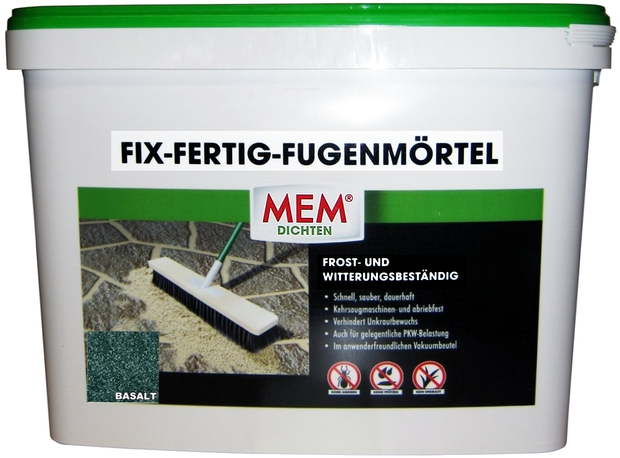12,5kg MEM Fix-Fertig-Fugenmörtel basalt 12,5kg MEM Fix-Fertig-Fugenmörtel basalt