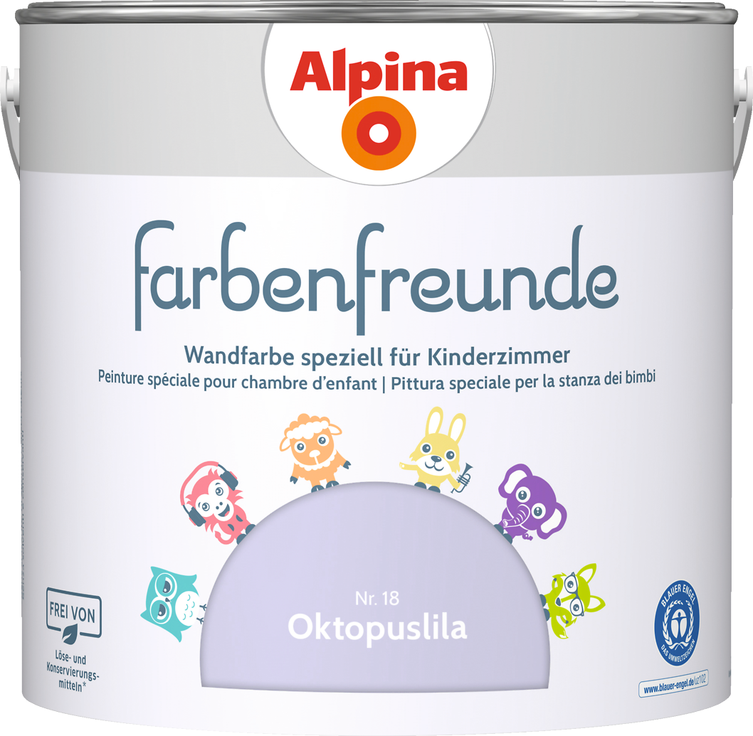 2,5l ALPINA Farbenfreunde Nr.18 Oktopuslila 2,5l ALPINA Farbenfreunde Nr.18 Oktopuslila