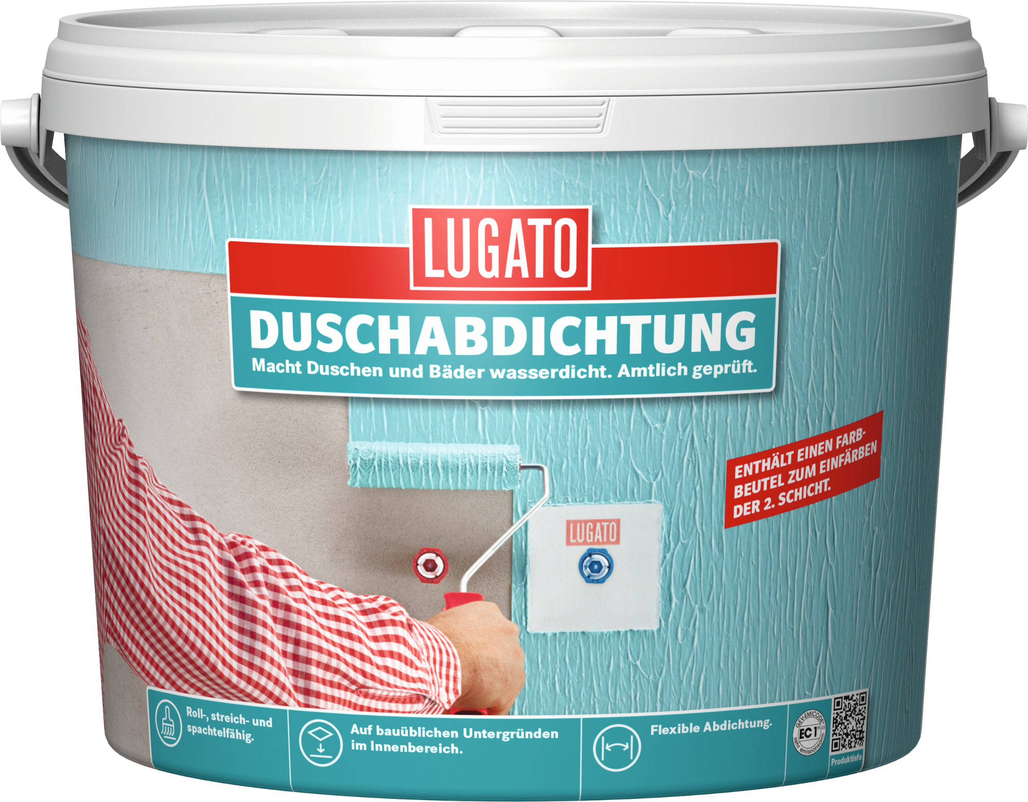 15kg Lugato Duschabdichtung mintgrün 15kg Lugato Duschabdichtung mintgrün