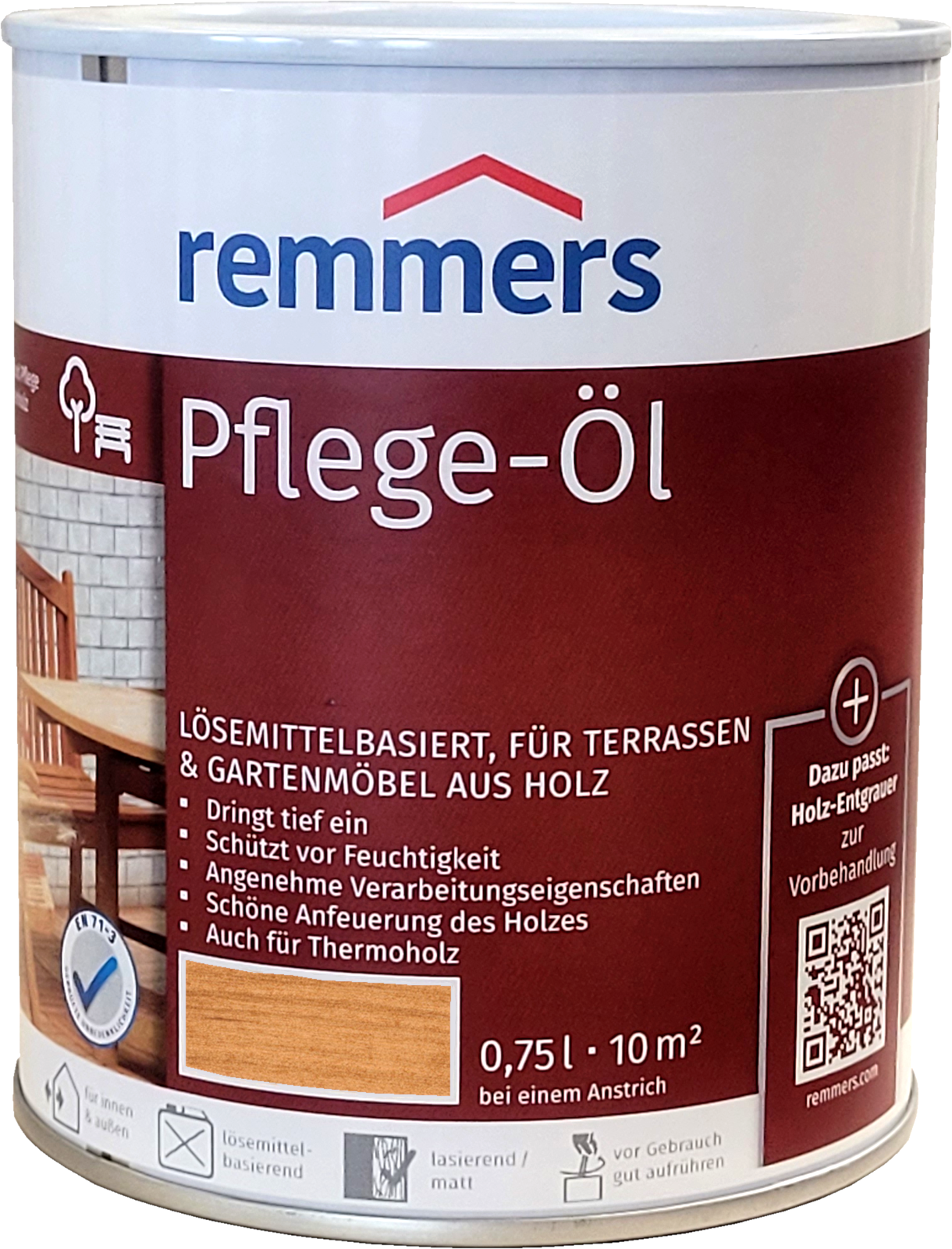 750ml Remmers Pflege-Öl Lärche 750ml Remmers Pflege-Öl Lärche