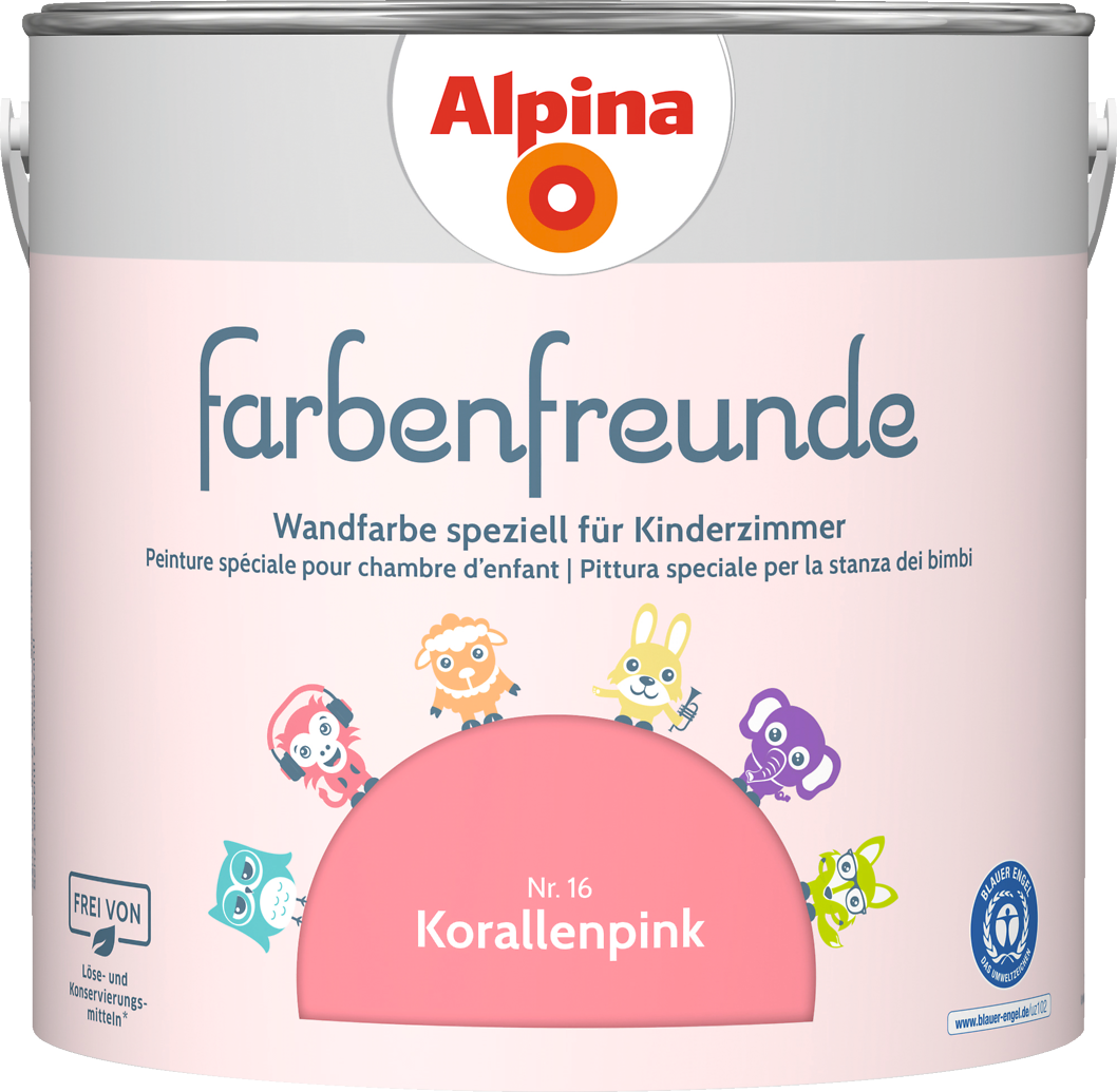 2,5l ALPINA Farbenfreunde Nr.16 Korallenpink 2,5l ALPINA Farbenfreunde Nr.16 Korallenpink