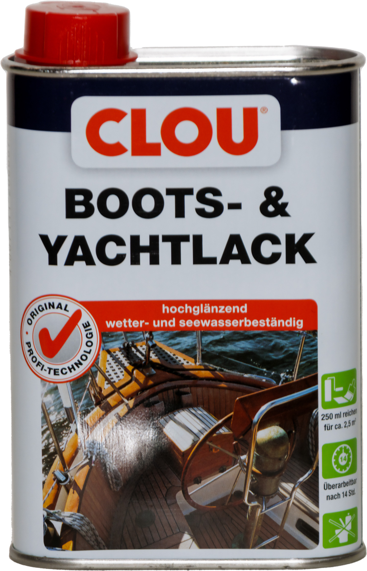 250ml Clou Boots- & Yachtlack transparent 250ml Clou Boots- & Yachtlack transparent