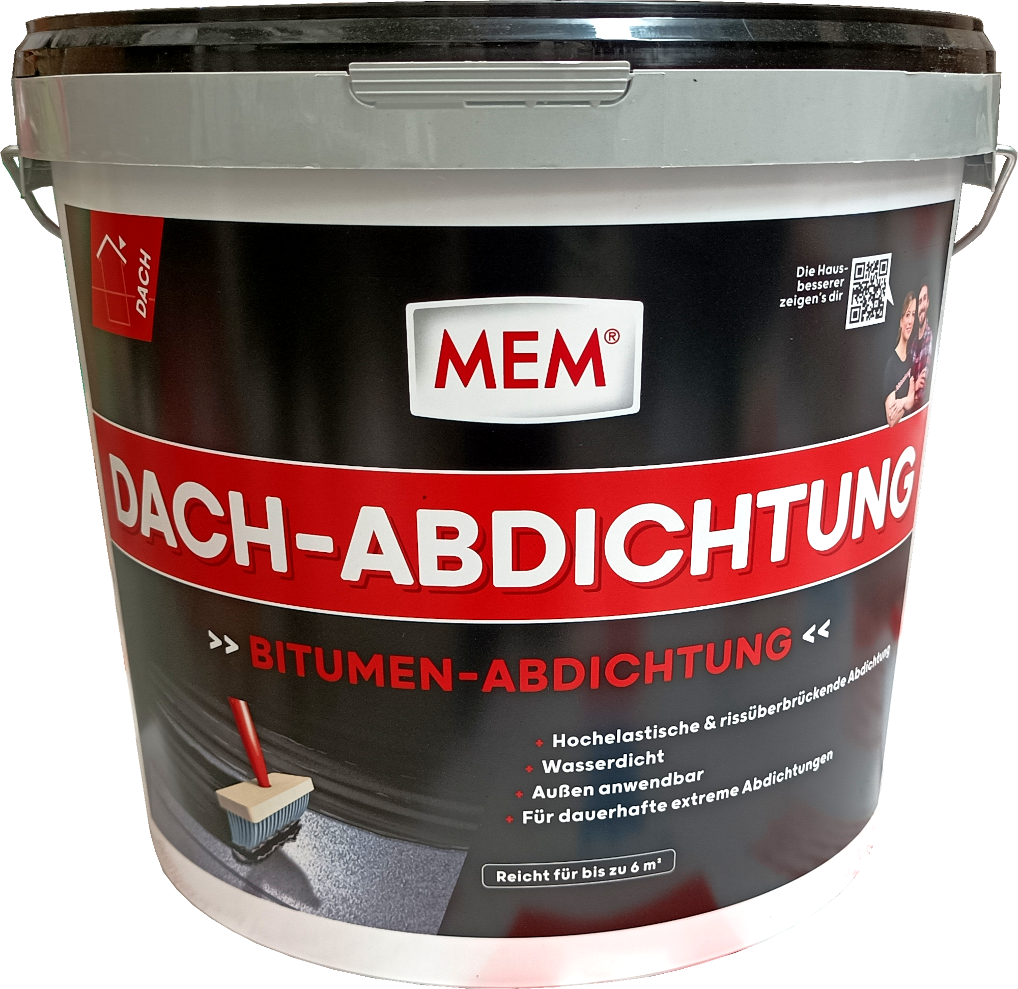 12 Liter MEM Dach-Sperre Bitumen Latex Emulsion