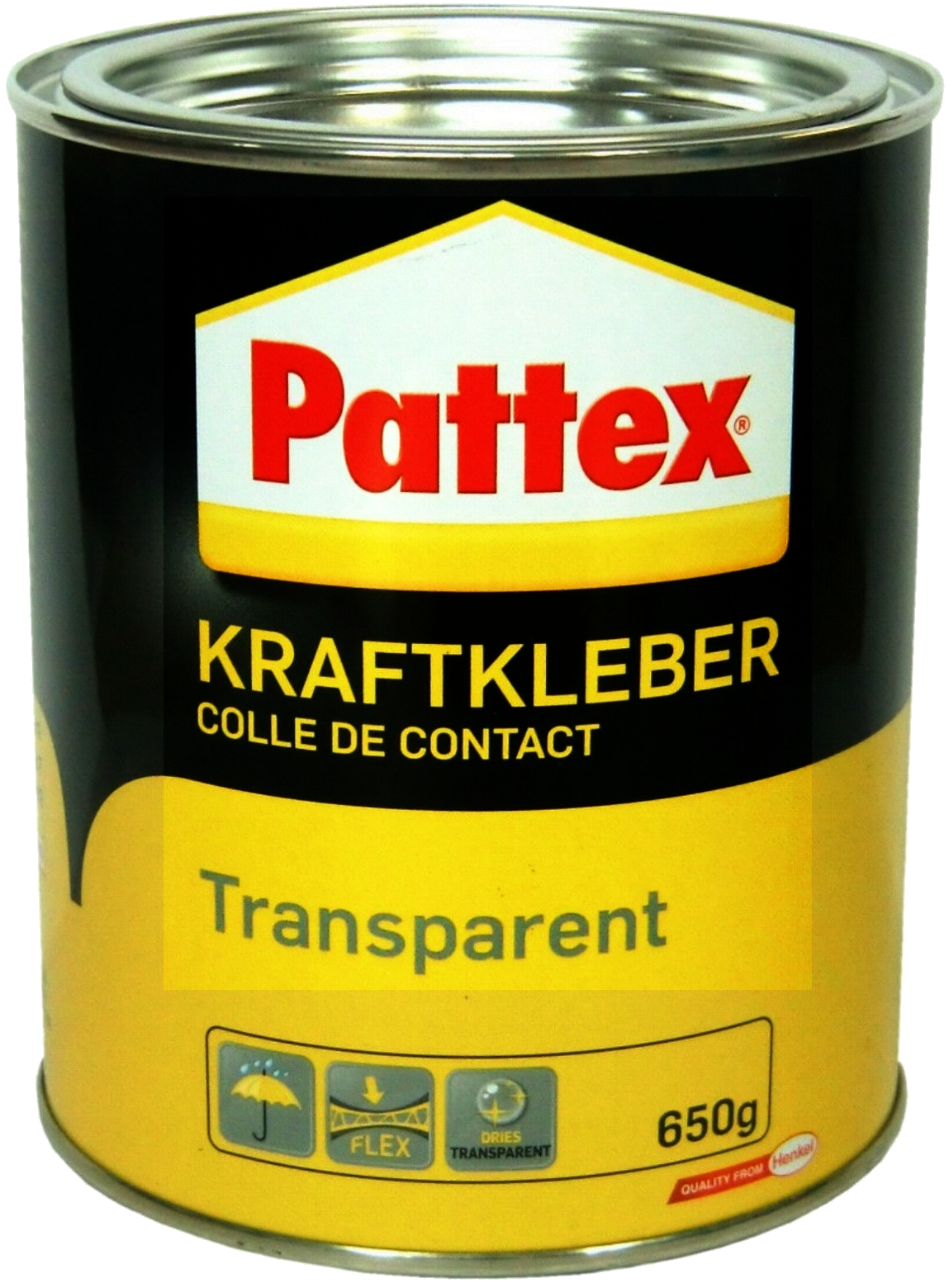650g-Dose PATTEX Kraftkleber Transparent 650g-Dose PATTEX Kraftkleber Transparent