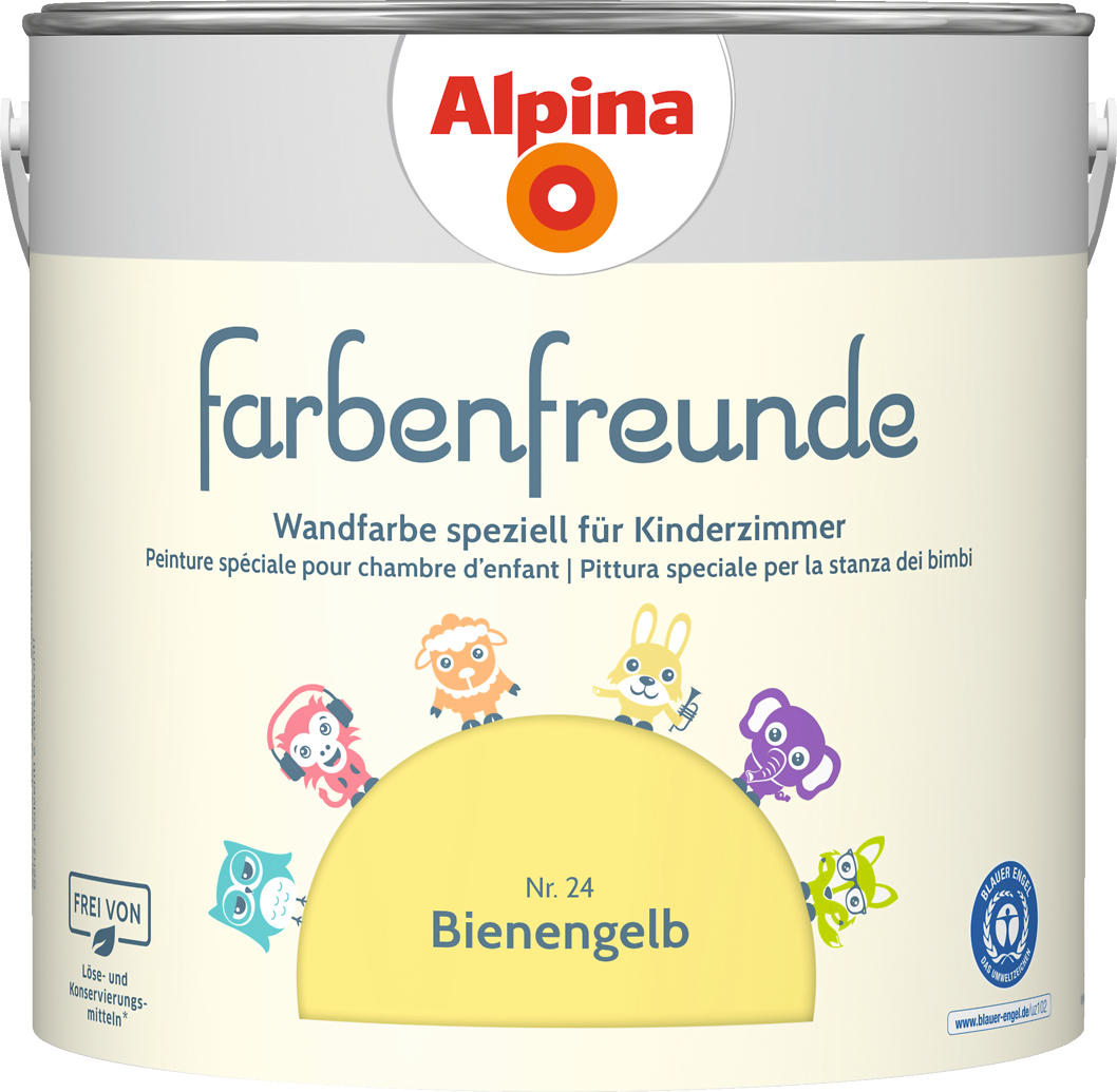2,5l ALPINA Farbenfreunde Nr.24 Bienengelb 2,5l ALPINA Farbenfreunde Nr.24 Bienengelb