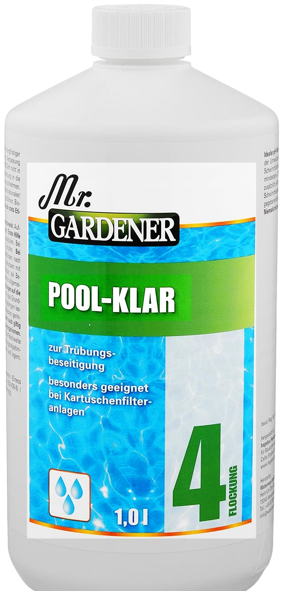 1L Mr.Gardener Pool Klar Flockungsmittel 1L Mr.Gardener Pool Klar Flockungsmittel