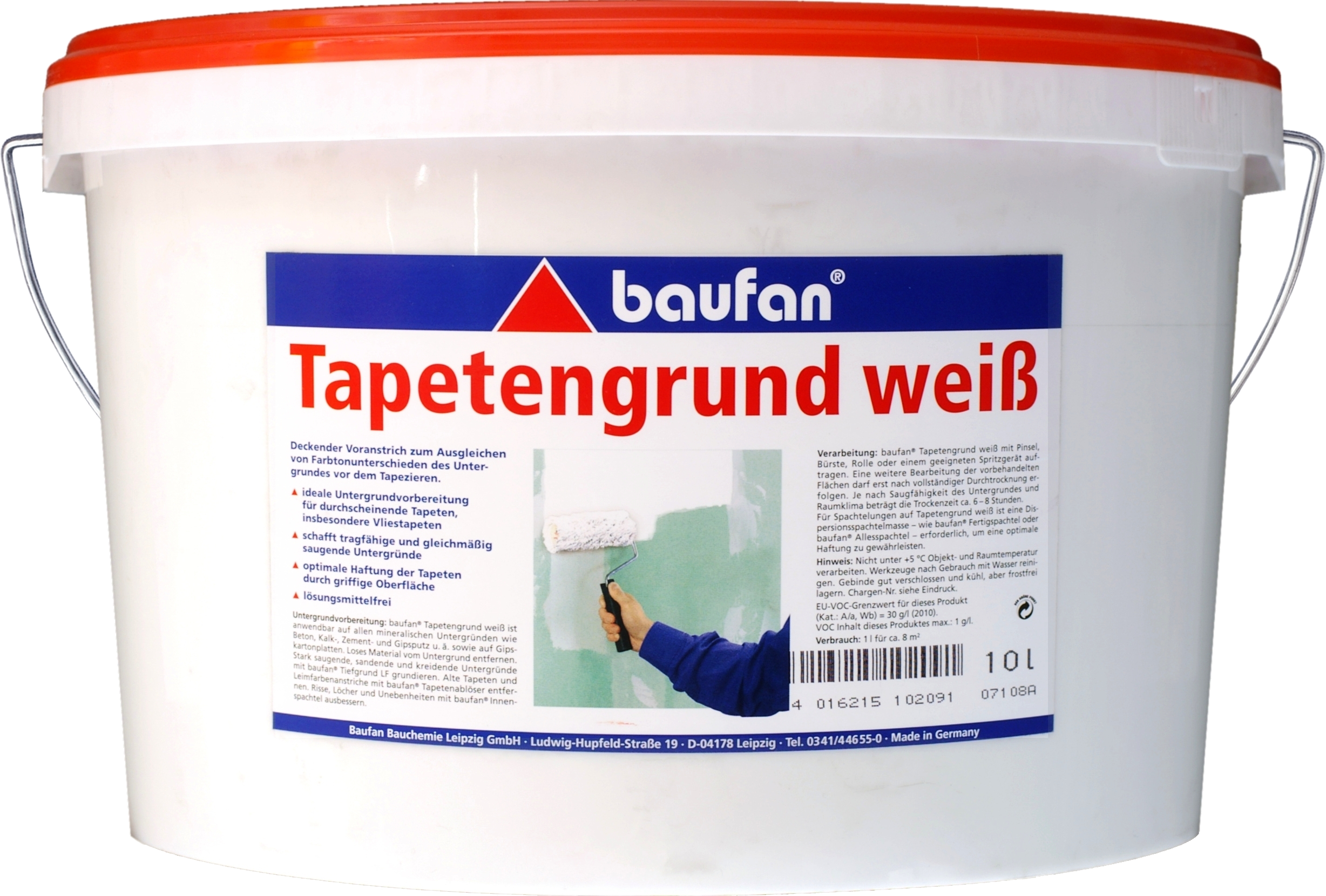10L BAUFAN Tapetengrund weiß 10L BAUFAN Tapetengrund weiß