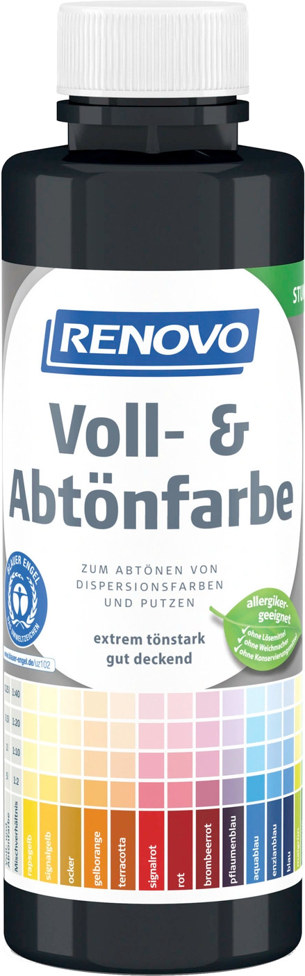 500ml Renovo Volltonfarbe Schwarz 500ml Renovo Volltonfarbe schwarz