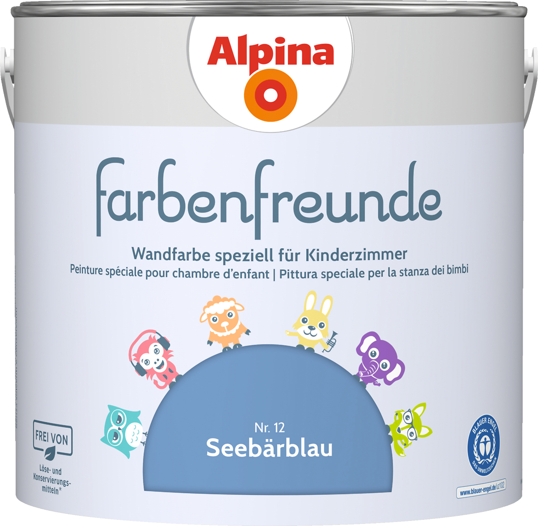 2,5l ALPINA Farbenfreunde Nr.12 Seebärblau 2,5l ALPINA Farbenfreunde Nr.12 Seebärblau