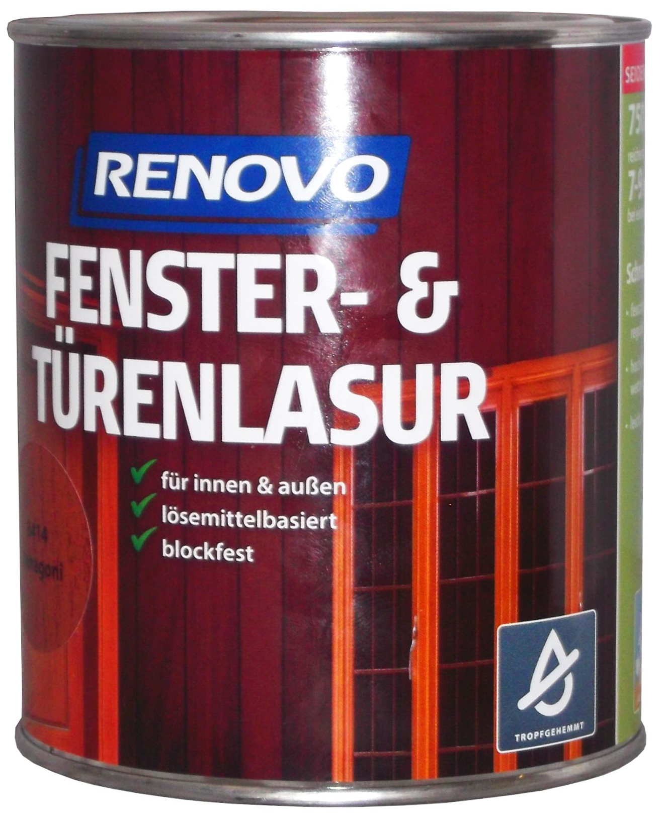 old_750ml Renovo Fenster&Türenlasur Nr.9510 kalkweiß 750ml Renovo Fenster&Türenlasur Nr.9510 kalkweiß