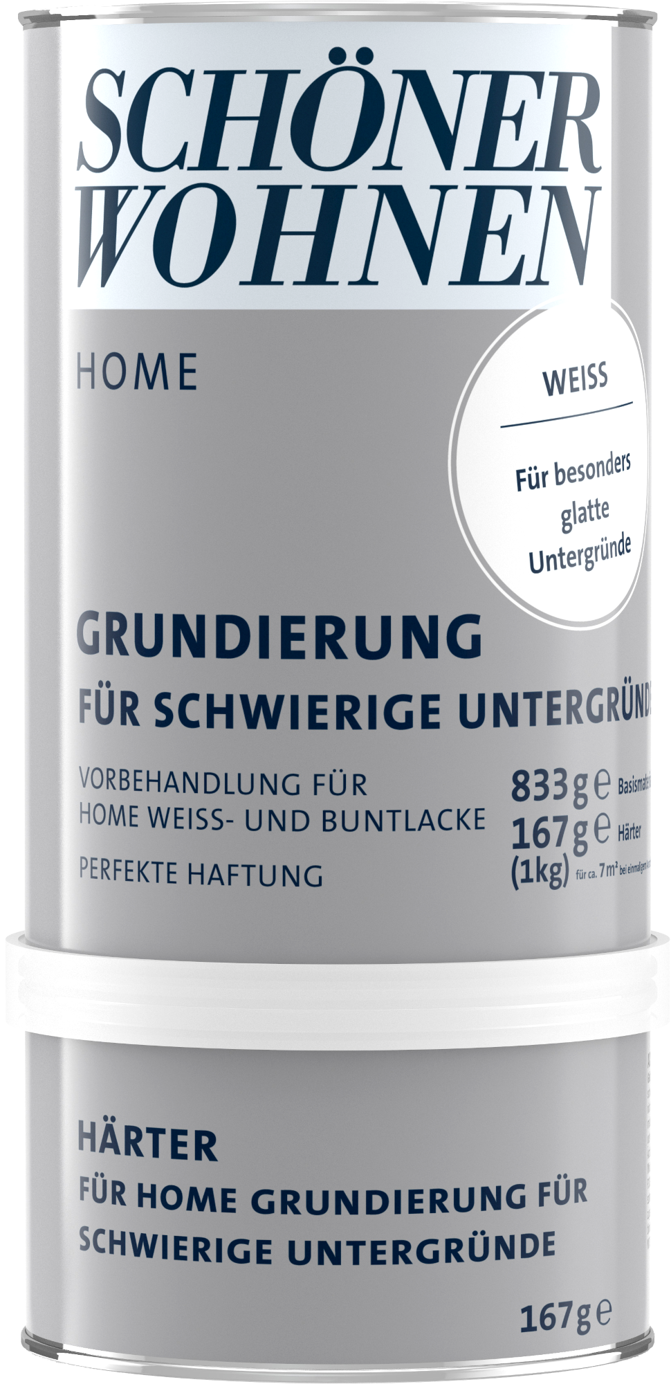 1kg Schöner Wohnen Home 2K Grundierung für schwierige Untergründe weiß 1kg Schöner Wohnen Home 2K Grundierung für schwierige Untergründe weiß