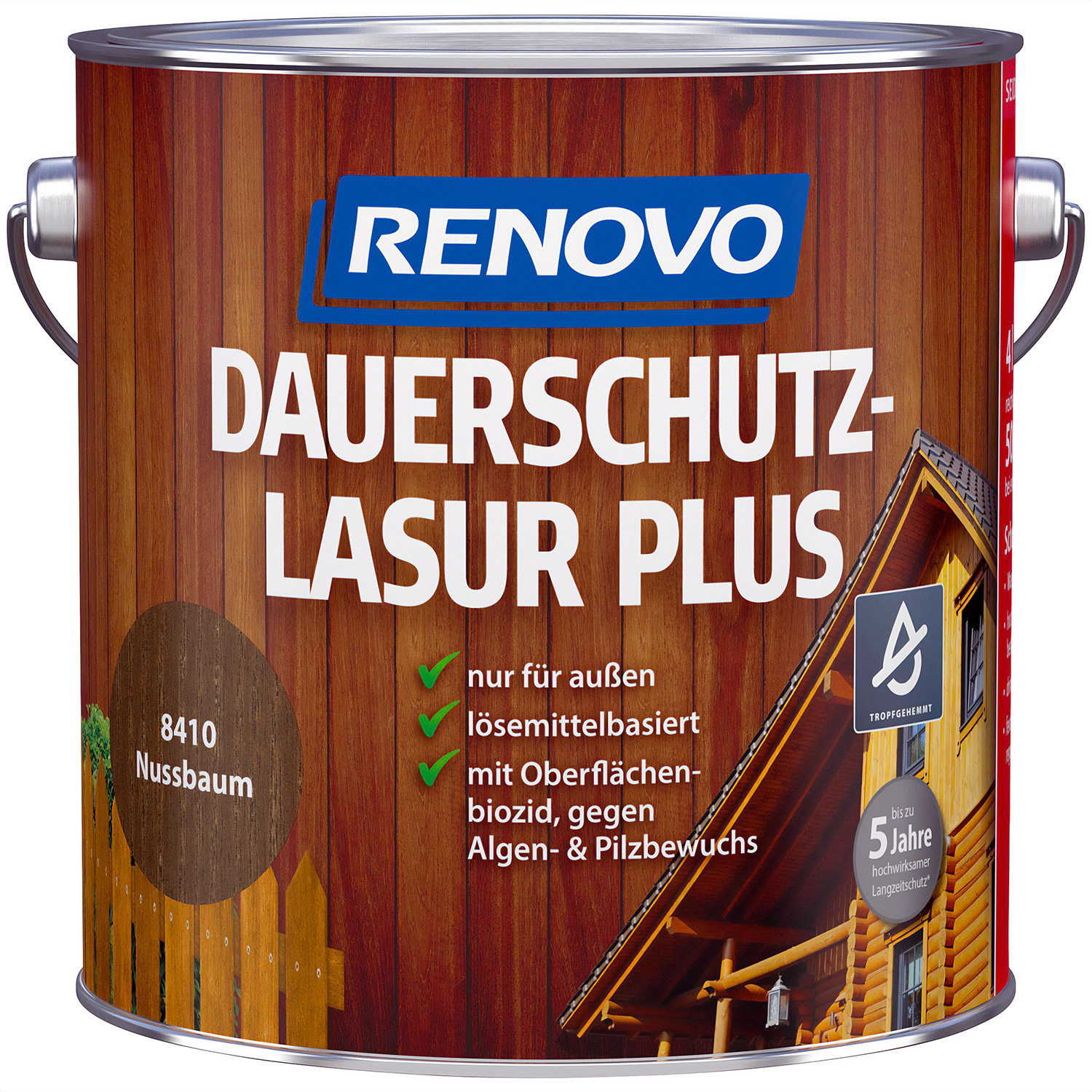 4L Renovo Dauerschutzlasur PLUS Nussbaum 4L Renovo Dauerschutzlasur PLUS Nussbaum