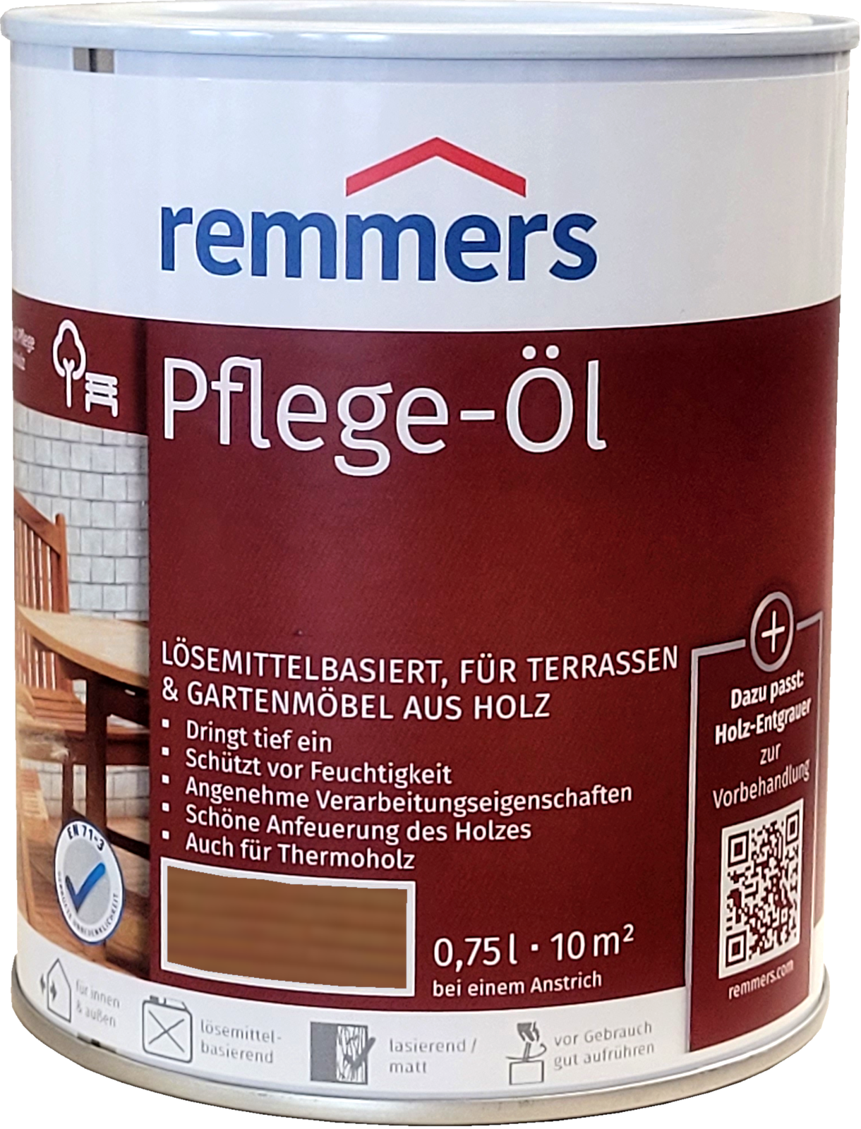 750ml Remmers Pflege-Öl Bangkirai