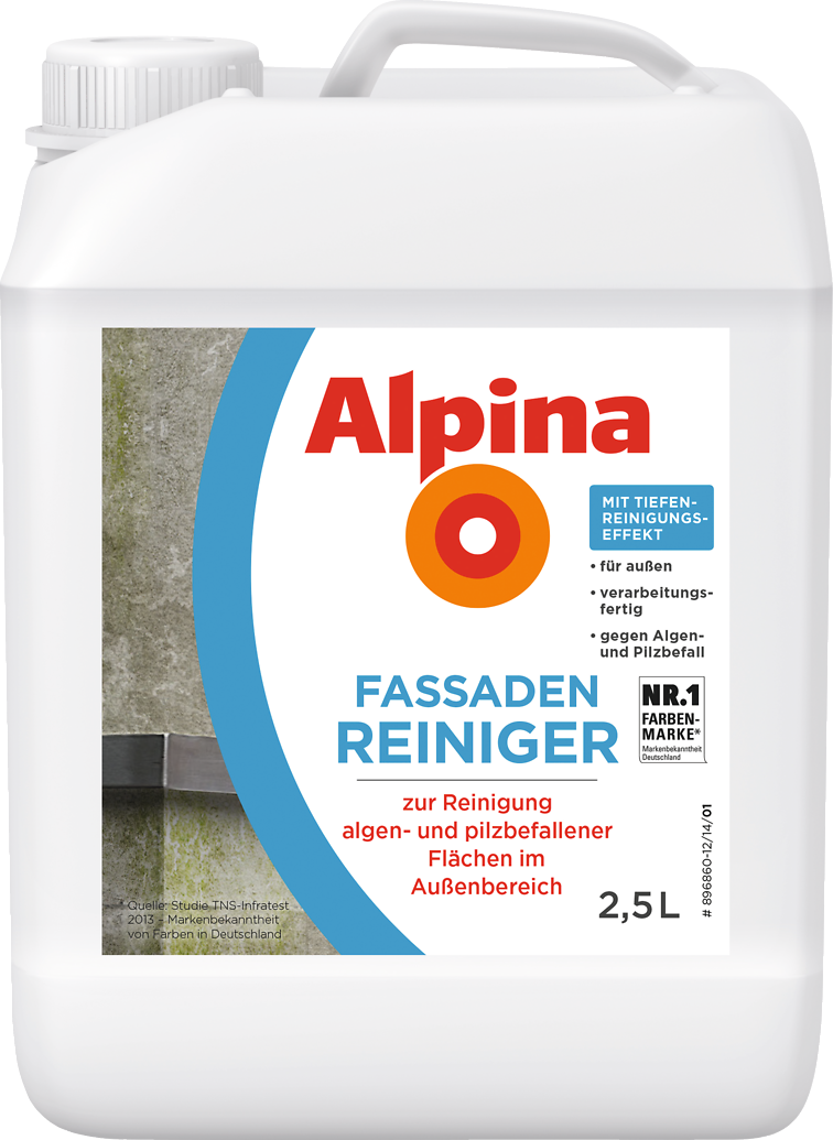 2,5L ALPINA Fassadenreiniger Kanister
