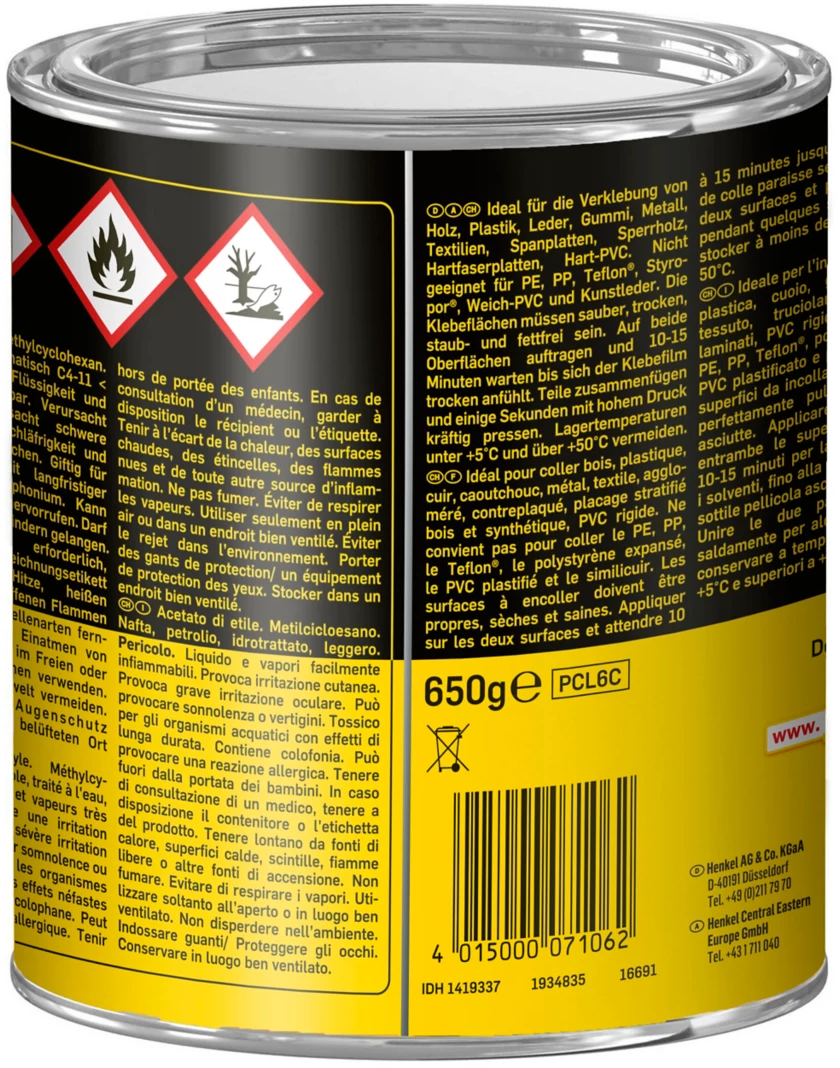 650g PATTEX Kraftkleber Classic 650g PATTEX Kraftkleber Classic