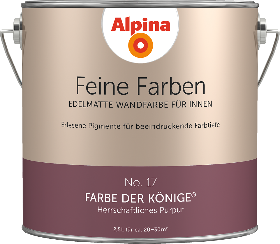 2,5L ALPINA Feine Farben Farbe der Könige No.17 2,5L ALPINA Feine Farben Farbe der Könige No.17