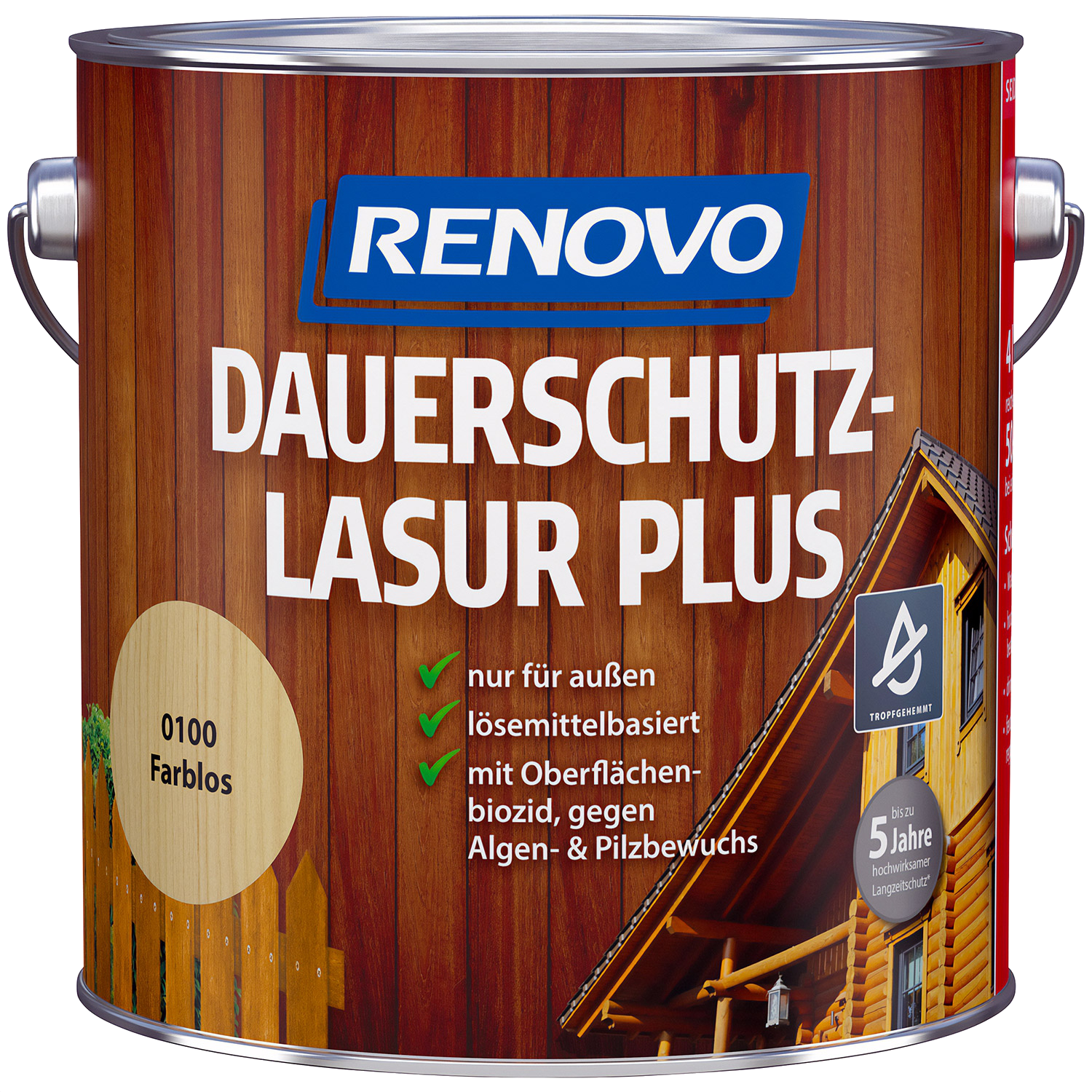 4L Renovo Dauerschutzlasur PLUS Farblos 4L Renovo Dauerschutzlasur PLUS Farblos