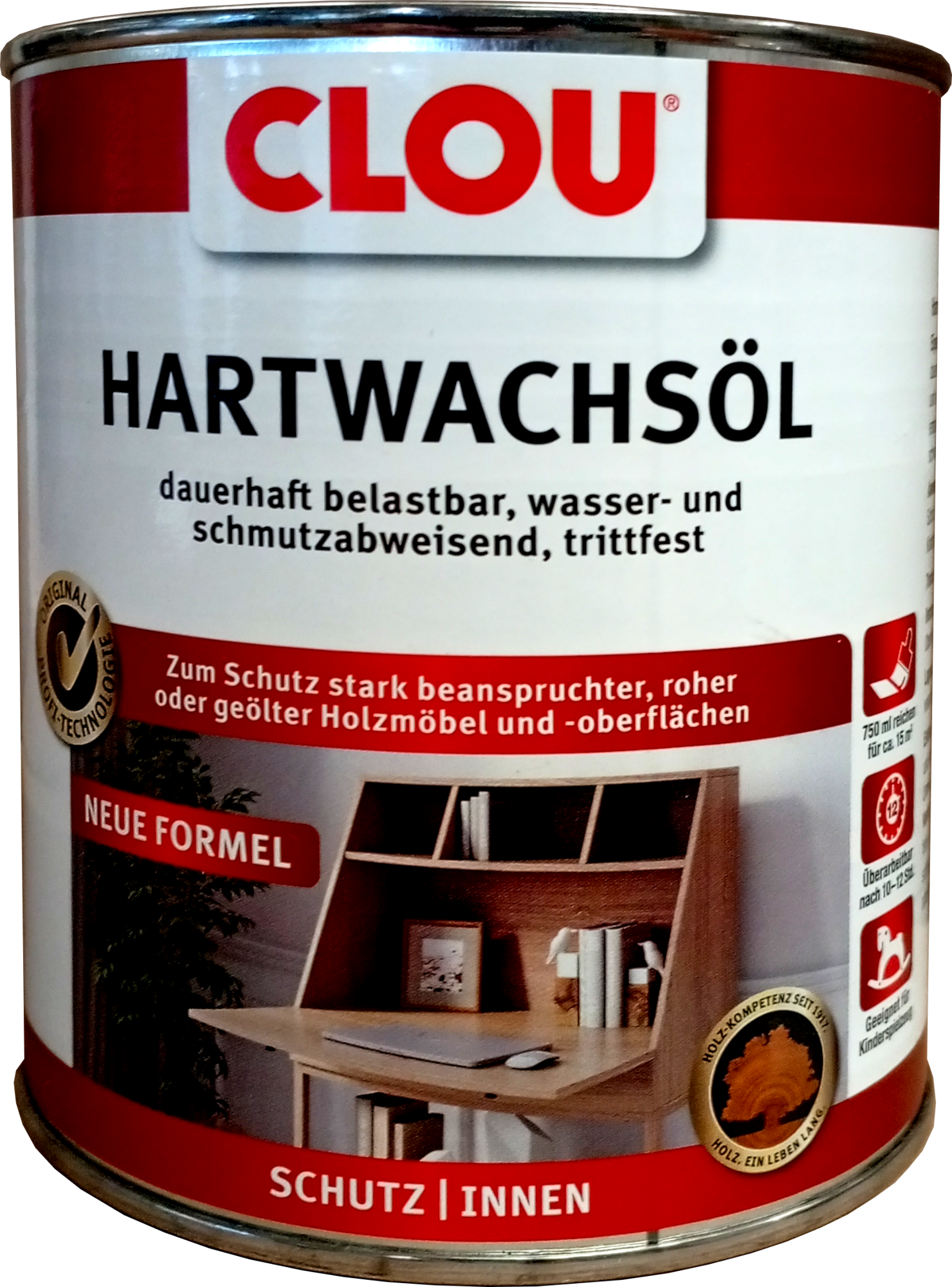 750ml Clou Hartwachsöl farblos 750ml Clou Hartwachsöl farblos