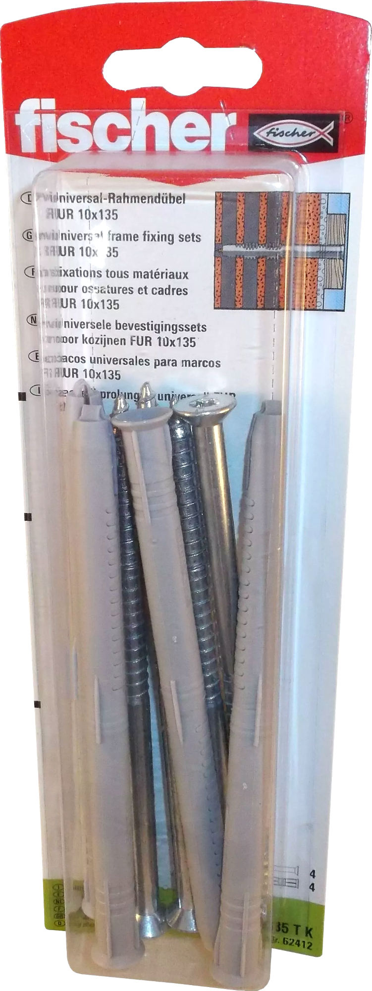 Fischer Universalrahmendübel FUR 10X135 T K Fischer Universalrahmendübel FUR 10X135 T K