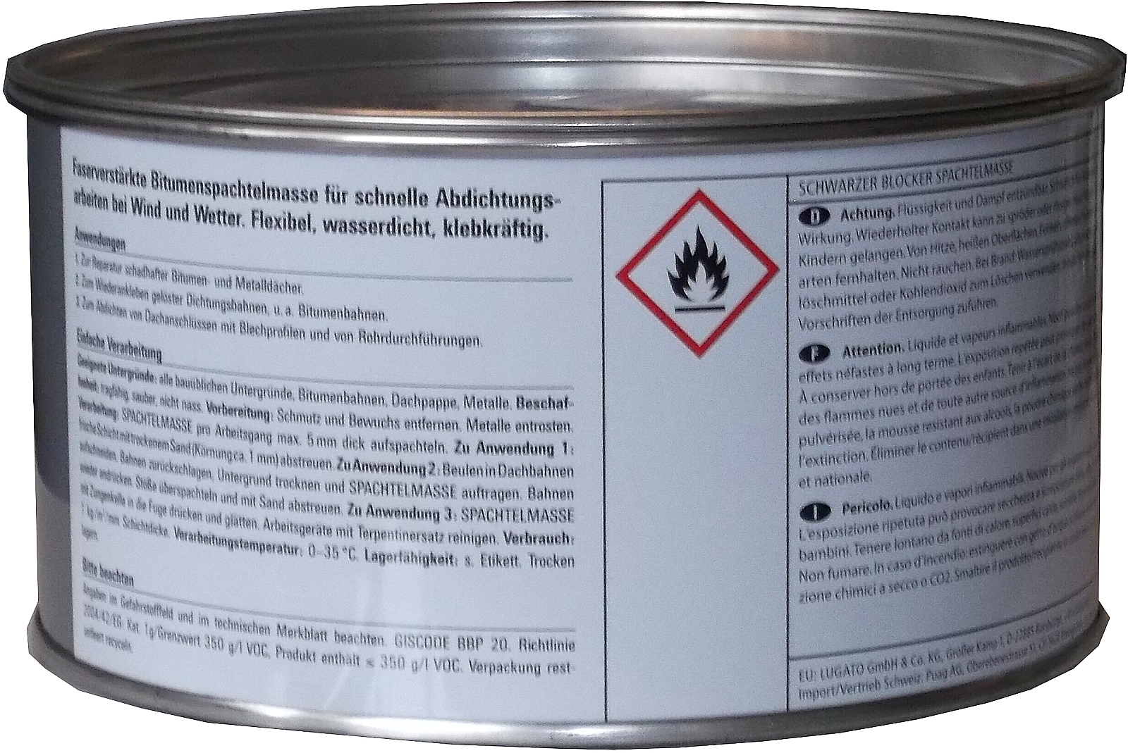 1kg Lugato Spachtelmnasse 1kg Lugato Spachtelmnasse