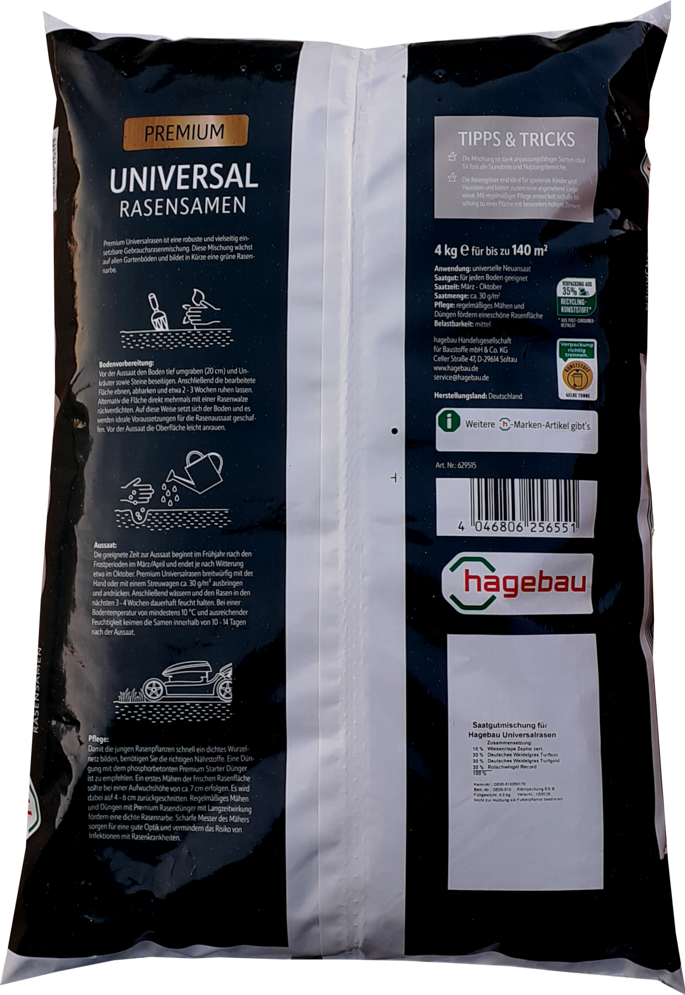 h-Marke Universalrasen 4kg h-Marke Universalrasen 4kg