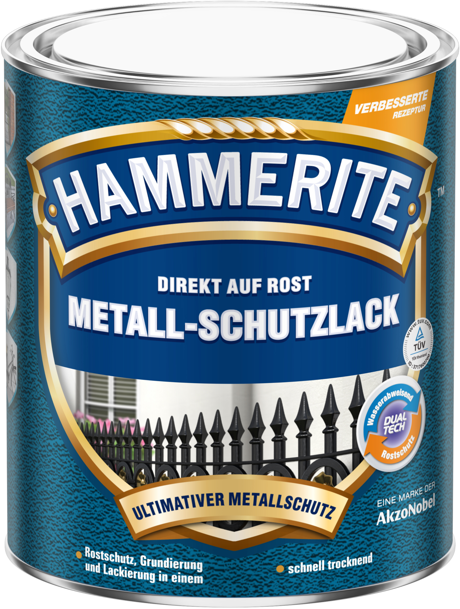 250ml Hammerite Struktur-Effekt schwarz 250ml Hammerite Struktur-Effekt schwarz