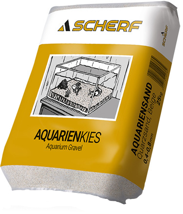 25Kg SCHERF-Aquarienkies (Quarzsand), 0,4-0,8 mm 25Kg SCHERF-Aquarienkies (Quarzsand), 0,4-0,8 mm