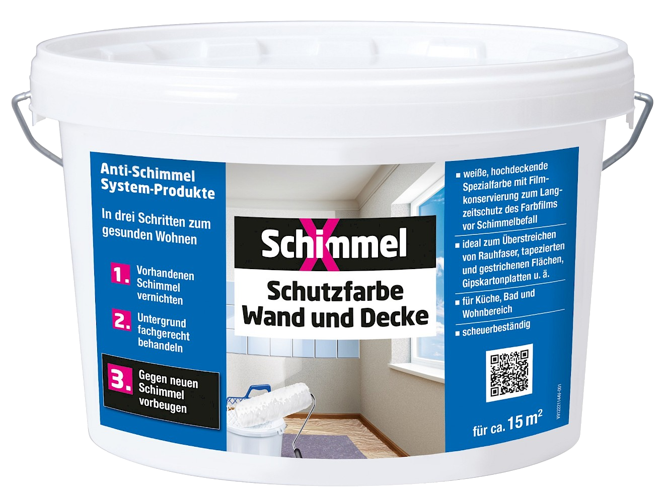 2,5L SchimmelX Anti-Schimmel-Farbe 2,5L SchimmelX Anti-Schimmel-Farbe