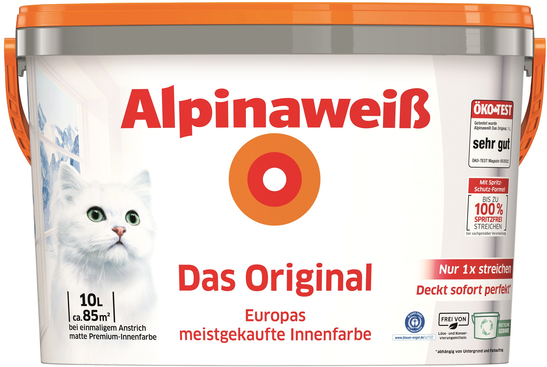 10L Alpinaweiß Das Original Spritzfrei 10L Alpinaweiß Das Original Spritzfrei