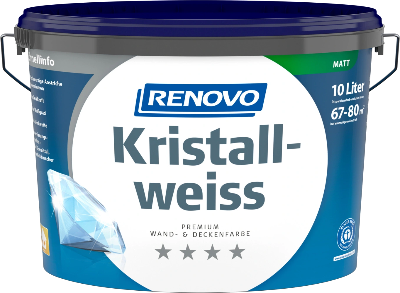 10L Renovo Kristallweiß matt 10L Renovo Kristallweiß matt
