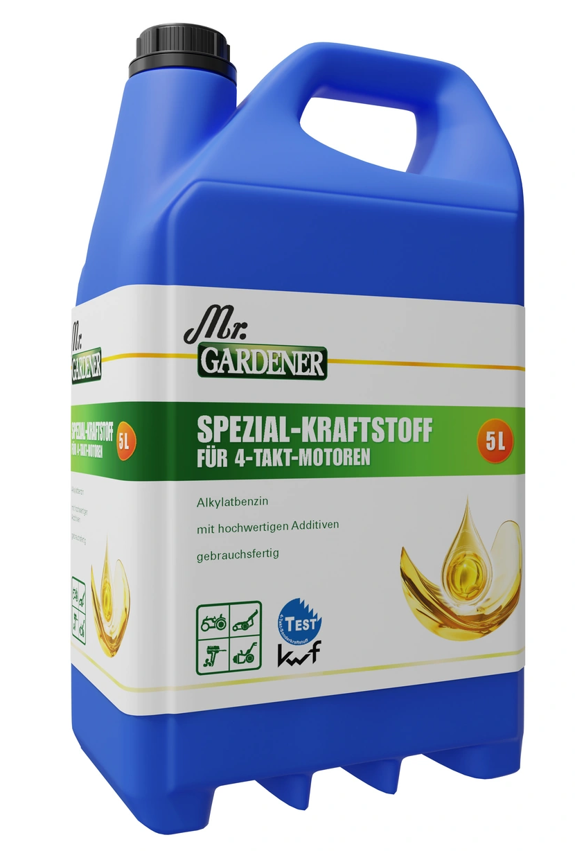 5L Mr.Gardener (BLAU) Alkylatbenzin ohne Ölbeimischung 5L Mr.Gardener (BLAU) Alkylatbenzin ohne Ölbeimischung