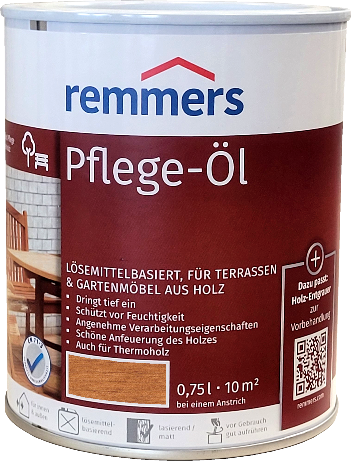 750ml Remmers Pflege-Öl Teak 750ml Remmers Pflege-Öl Teak