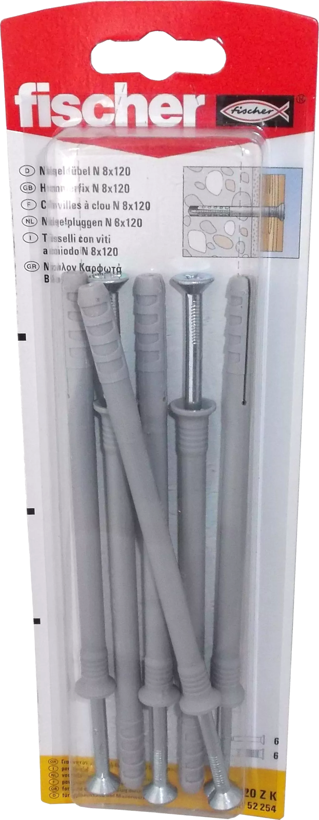 Nageldübel N 8 x 120 ZK SB-Karte Nageldübel N 8 x 120 ZK SB-Karte