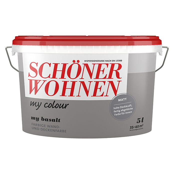 5L Schöner Wohnen My Colour Wandfarbe My Basalt 5L Schöner Wohnen My Colour Wandfarbe My Basalt