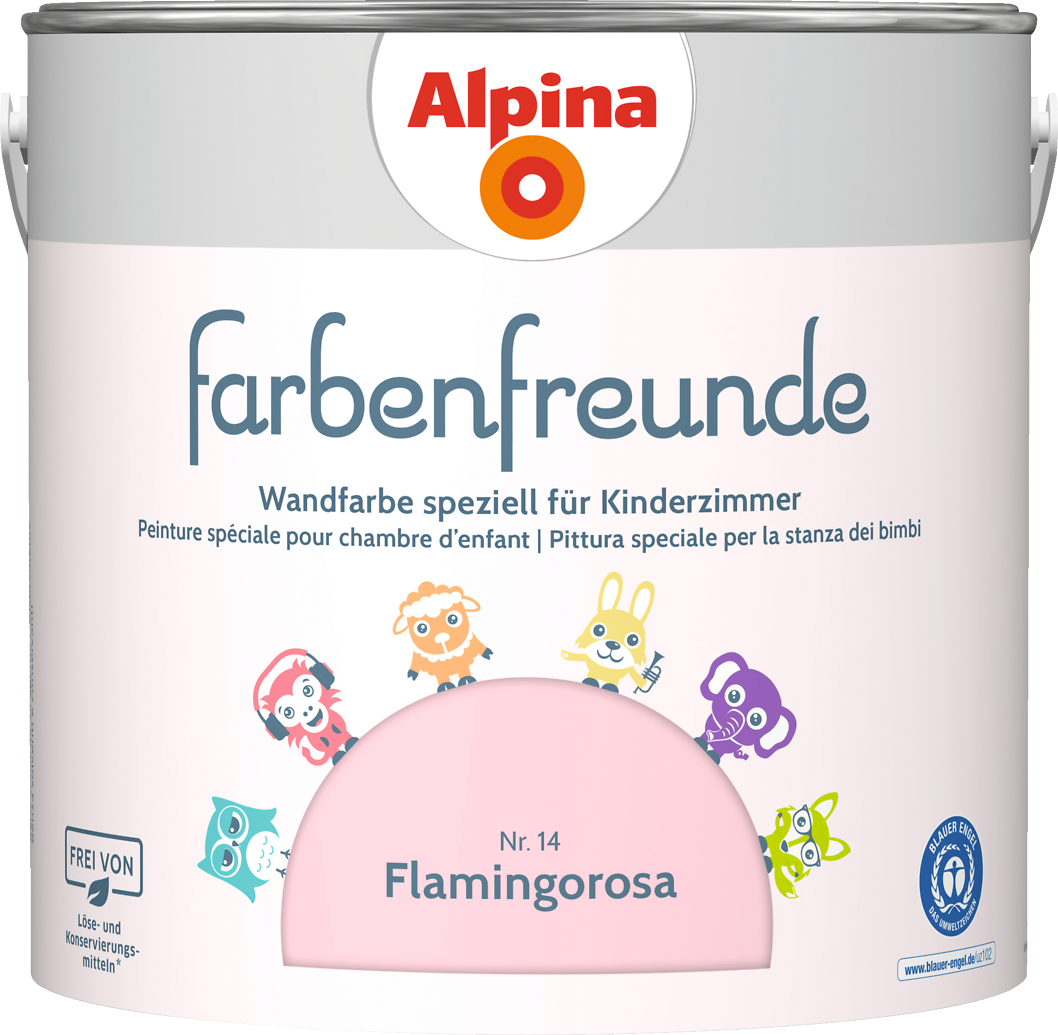 2,5l ALPINA Farbenfreunde Nr.14 Flamingorosa 2,5l ALPINA Farbenfreunde Nr.14 Flamingorosa