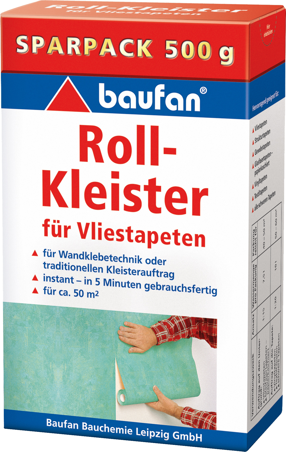 500 Gramm Baufan Rollkleister Sparpack 500 Gramm Baufan Rollkleister Sparpack