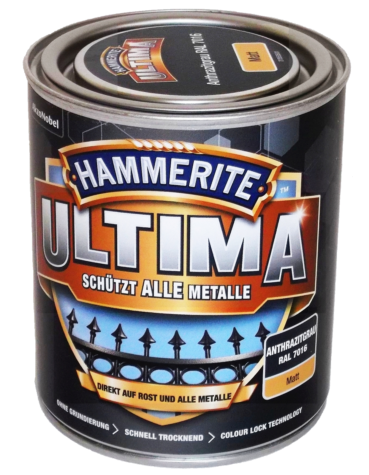 750ml Hammerite ULTIMA MSL matt Anthrazitgrau 750ml Hammerite ULTIMA MSL matt Anthrazitgrau