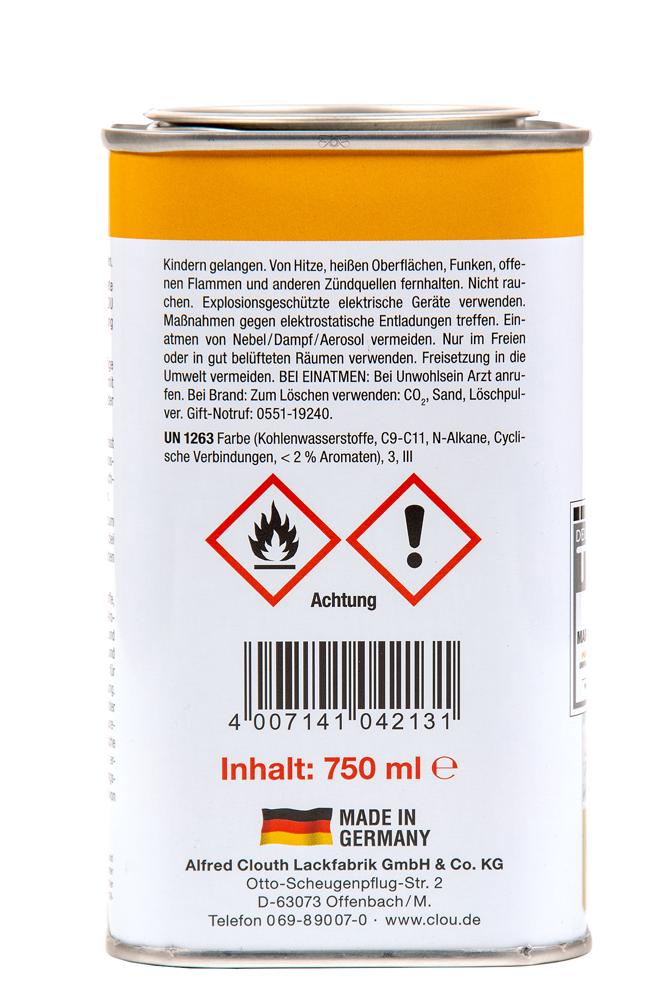 250ml Clou Holzwachs W1 farblos 250ml Clou Holzwachs W1 farblos
