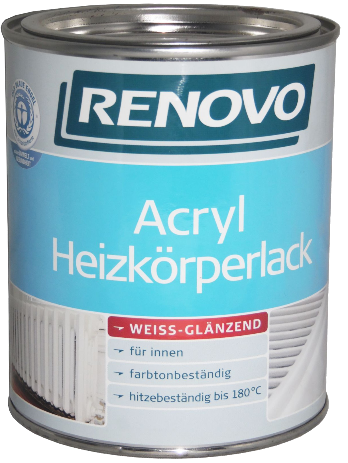 2,5L Renovo Acryl Heizkörperlack weiss 2,5L Renovo Acryl Heizkörperlack weiss