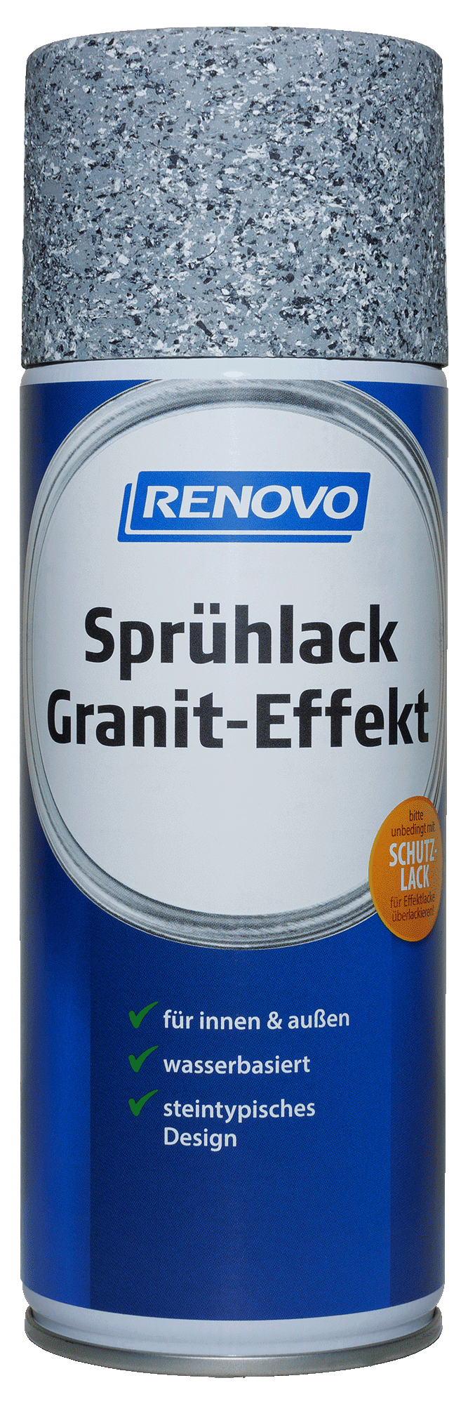 400ml Renovo Sprühlack Granit-Effekt 0040 Grau 400ml Renovo Sprühlack Granit-Effekt 0040 Grau