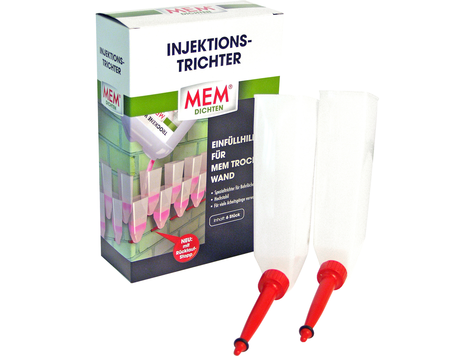 1 Stück MEM Injektionstrichter 1 Stück MEM Injektionstrichter