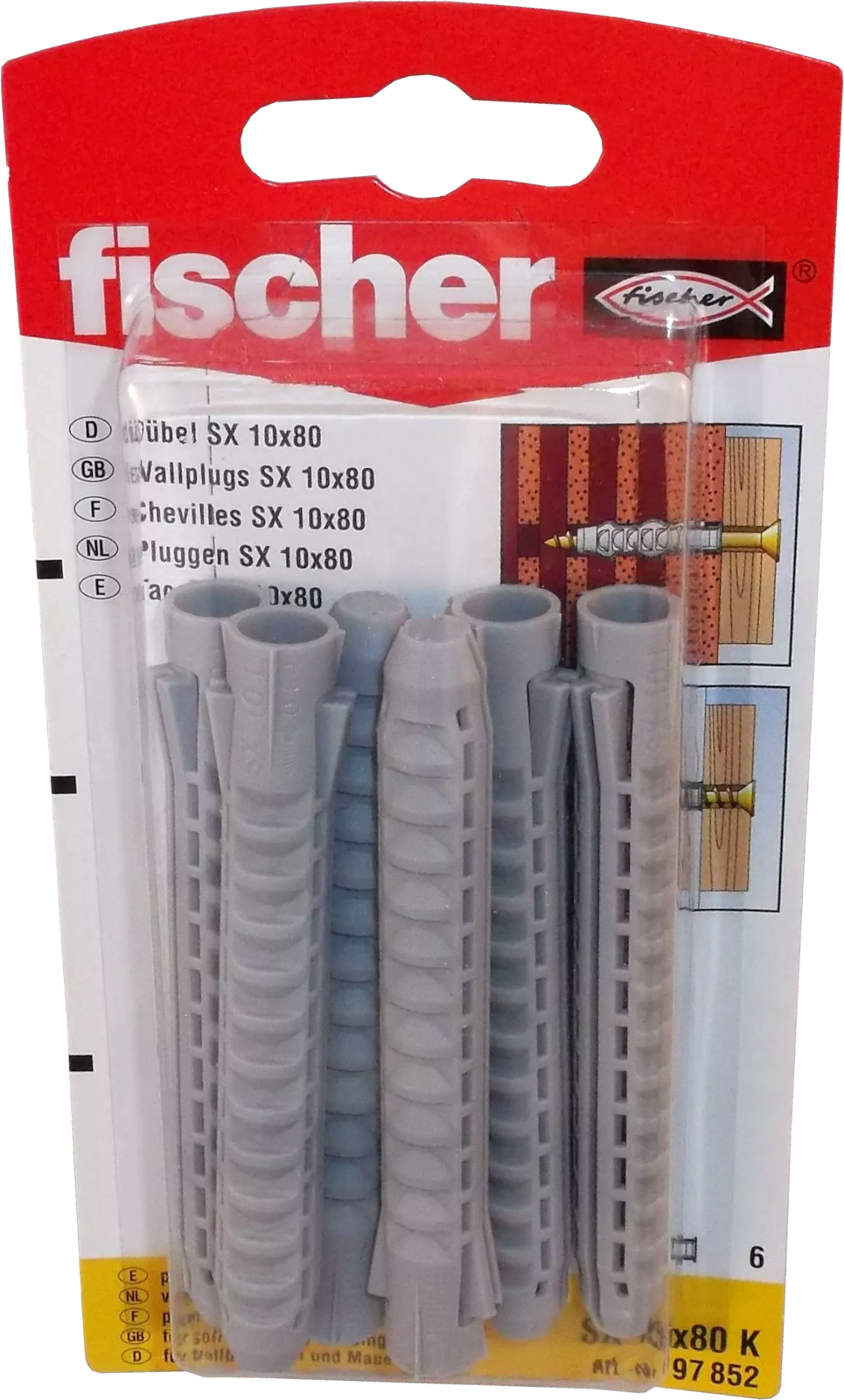 Fischer Universaldübel SX 10x80 K L Fischer Universaldübel SX 10x80 K L