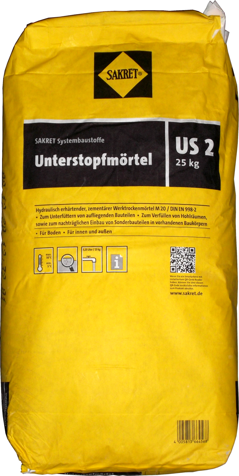 25kg Sakret Unterstopfmörtel US2 Quellmörtel 25kg Sakret Unterstopfmörtel US2 Quellmörtel