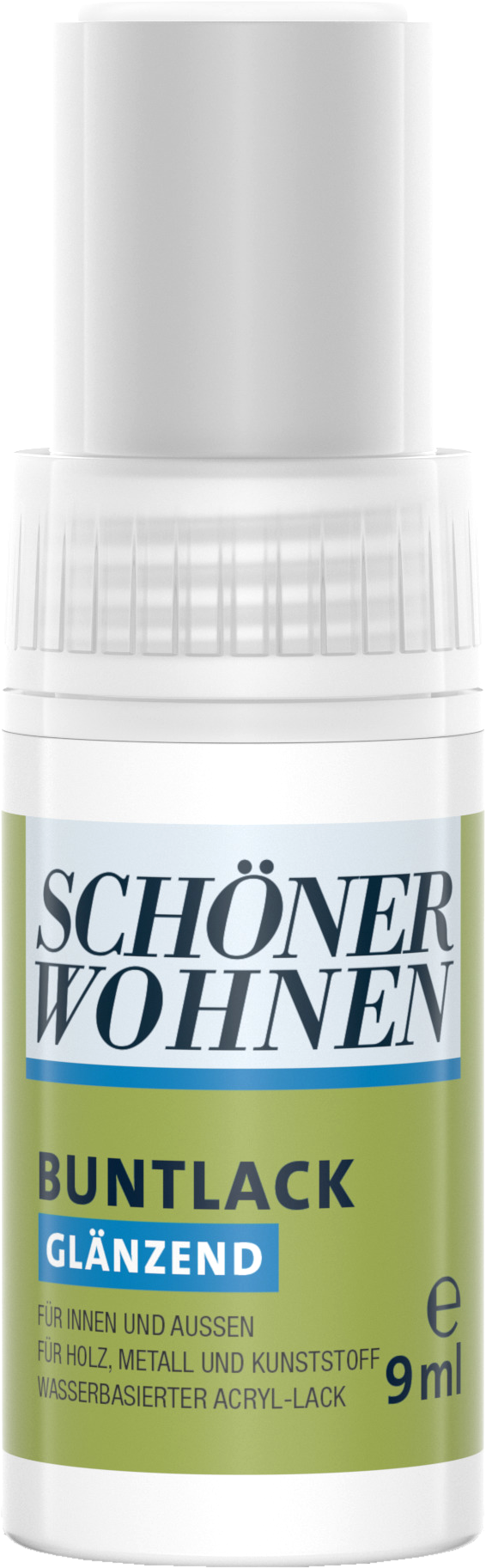 9ml Schöner Wohnen Home Lackstift glänzend, 0095 Weiss