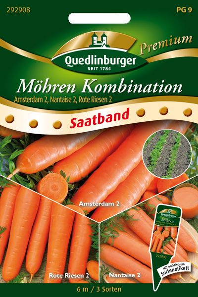 SB Möhren Kombination Amsterdam 2, Nantaise 2, Rote Riesen 2